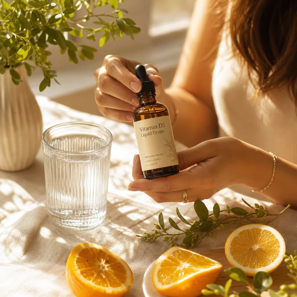 The daily tablespoon of Liquid Multivitamin + Hair Growth